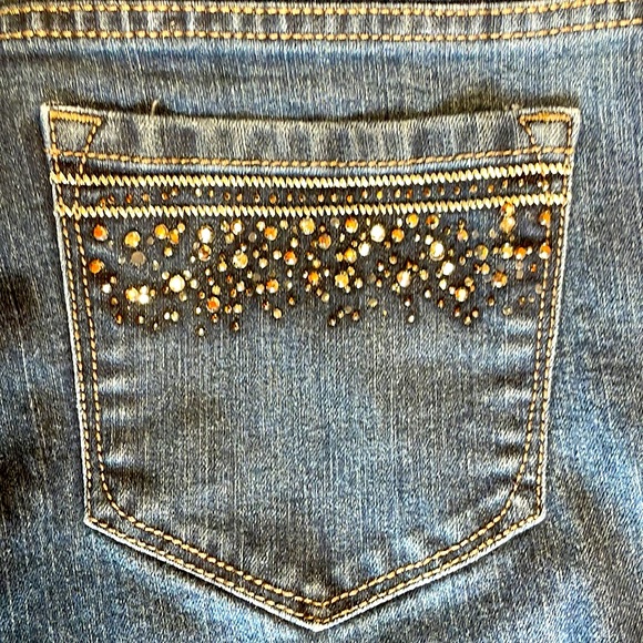Women’s Christopher & Banks Bedazzled Jeans, Size 10 Average - Picture 6 of 6